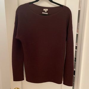 Maroon cashmere Vince sweater